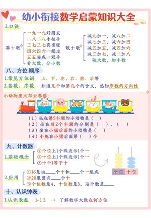 数学启蒙知识点大全 第3页
