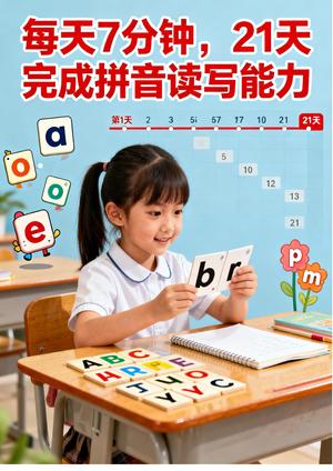 21天拼音练习（25页）